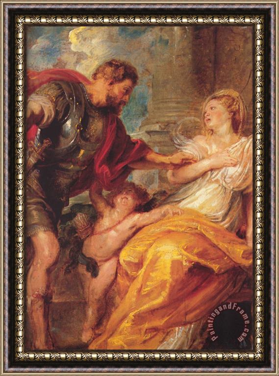 Peter Paul Rubens Mars And Rhea Silvia [detail] Framed Print